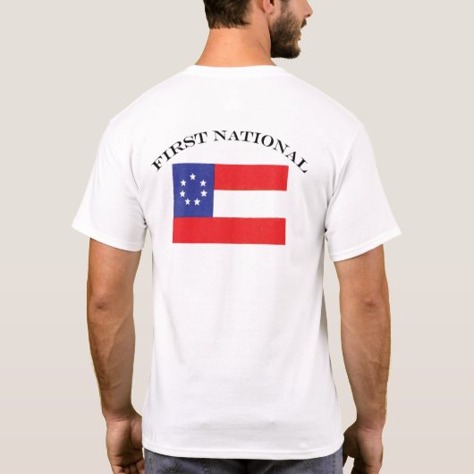 Eerste nationale vlag t-shirt (Achterkant)