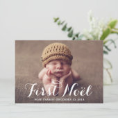 Eerste noel | Aankondiging vakantieverlof (Staand voorkant)