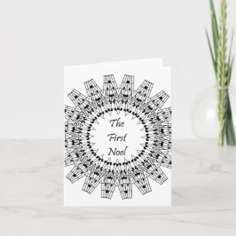 Eerste Noel Feestdagen Kaart