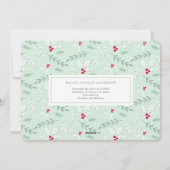 Eerste noel | Vakantieknopkaart Feestdagenkaart (Achterkant)