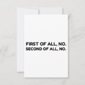 Eerste nr. Tweede nr. Bedankkaart (Voorkant)