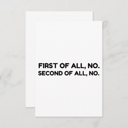 Eerste nr. Tweede nr. Bedankkaart (Voorkant / Achterkant)