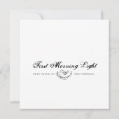 Eerste ochtendlampje - Mini Print (Achterkant)