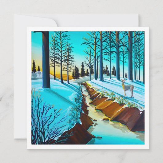 Eerste ochtendlampje - Mini Print (Voorkant)