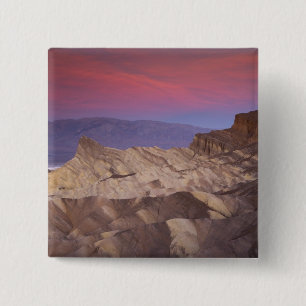 Eerste ochtendlicht op Zabriskie Point en 2 Vierkante Button 5,1 Cm