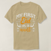 Eerste offerfeest als tante Happy Al Fitr Al Adha T-shirt (Design voorkant)