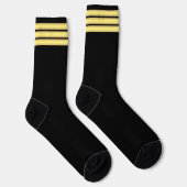 Eerste officier piloot uniform amusement sokken (Rechts)