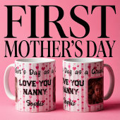 Eerste oma Moederdag: Love You Nanny Koffiemok