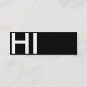 Eerste onderdruk mini visitekaartje (Achterkant)