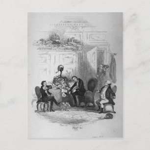 Eerste onderhoud met de heer Serjeant Snubbin Briefkaart