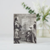 Eerste ontmoeting van Eduard IV en Lady Elizabeth Briefkaart (Staand voorkant)