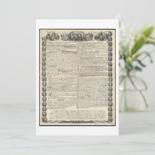 Eerste ontwerp van de onafhankelijkheidsverklaring (Staand voorkant)