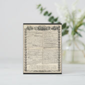 Eerste Ontwerp van de Verklaring van Briefkaart (Staand voorkant)