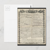 Eerste Ontwerp van de Verklaring van Briefkaart (Voorkant / Achterkant)