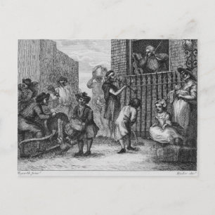 Eerste Ontwerp voor de Verwoesde Musicus, 1799 Briefkaart