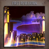 "Eerste Openbaring" - cryptische mysterieuze kunst Canvas Afdruk