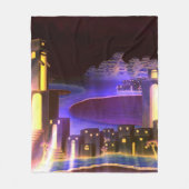 "Eerste Openbaring" - cryptische mysterieuze kunst Fleece Deken (Voorkant)