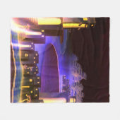 "Eerste Openbaring" - cryptische mysterieuze kunst Fleece Deken (Voorkant (Horizontaal))