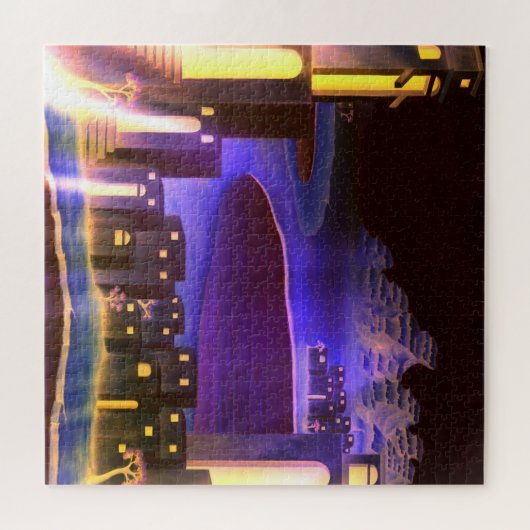 "Eerste Openbaring" - cryptische mysterieuze kunst Legpuzzel (Horizontaal)