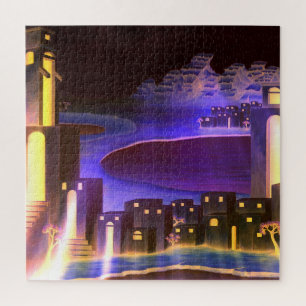 "Eerste Openbaring" - cryptische mysterieuze kunst Legpuzzel