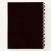 "Eerste Openbaring" - cryptische mysterieuze kunst Notitieboek (Achterkant)