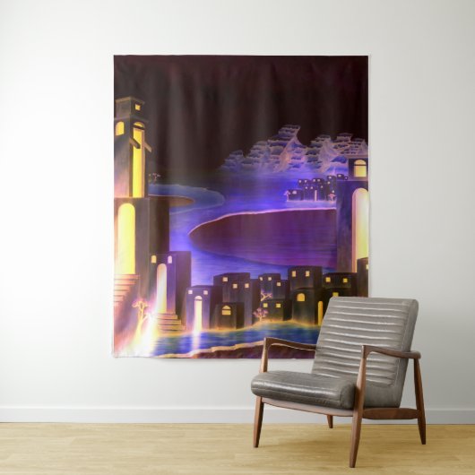 "Eerste Openbaring" - cryptische mysterieuze kunst Wandkleed (In situ)