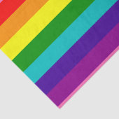 Eerste originele 8-strepe Gay Pride Rainbow-vlag Tissuepapier (Detail)