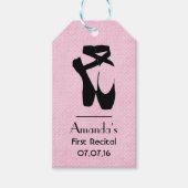 Eerste overweging met balletschoenen En Pointe Cadeaulabel (Voorkant)