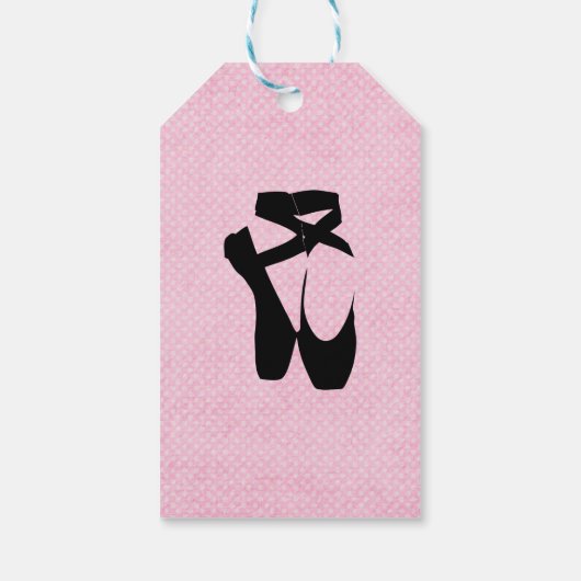 Eerste overweging met balletschoenen En Pointe Cadeaulabel (Achterkant)