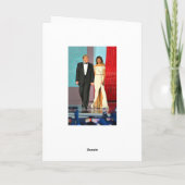 Eerste Paar Donald en Melania Trump Liberty Ball Kaart (Achterkant)