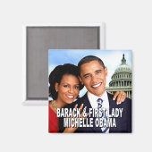 Eerste Paar (wit huis) Magneet (Voorkant / Achterkant)