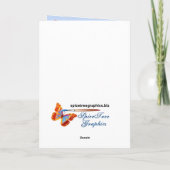 Eerste paashaas knuffels feestdagen kaart (Achterkant)