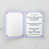 Eerste paashaas knuffels feestdagen kaart (Binnen)