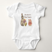 Eerste paaskraambed Vintage Bunny Rabbit Romper (Voorkant)