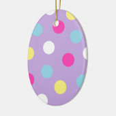 Eerste paaspokadot op maat van Pasen Keramisch Ornament (Links)