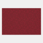 Eerste Pad Pattern van Red Tampon Inpakpapier Vel (Voorkant 2)