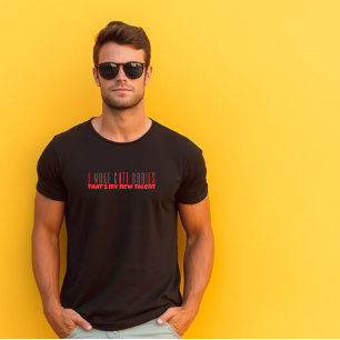 Eerste papa dag rode letter humor t-shirt