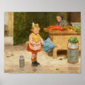 Eerste paraplu | Victor Gabriel Gilbert Poster (Voorkant)