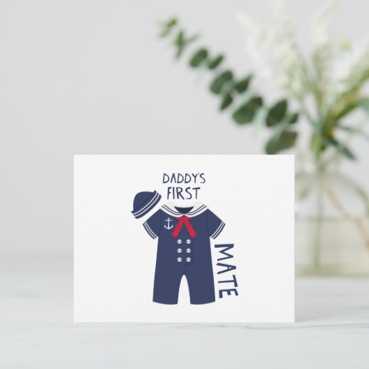 Eerste Partner Briefkaart (Staand voorkant)