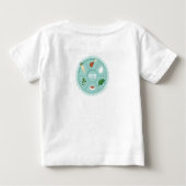 Eerste Pascha Custom Meisje Naam Jaar Baby T-shirt (Achterkant)