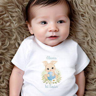 Eerste Pasen-aangepast babyjongetje Baby Bodysuit