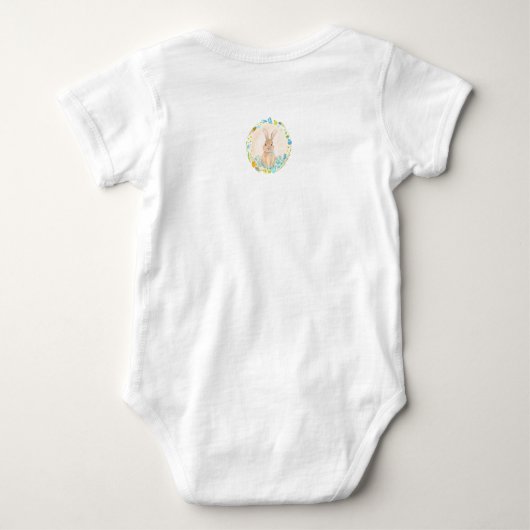 Eerste Pasen-aangepast babyjongetje Baby Bodysuit (Achterkant)