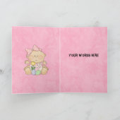 Eerste Pasen Kaart baby (Binnen)