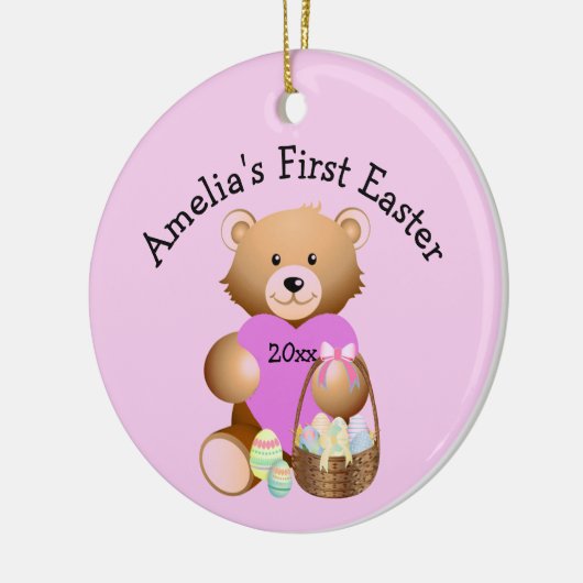 Eerste Pasen Ornament naam kind (Links)