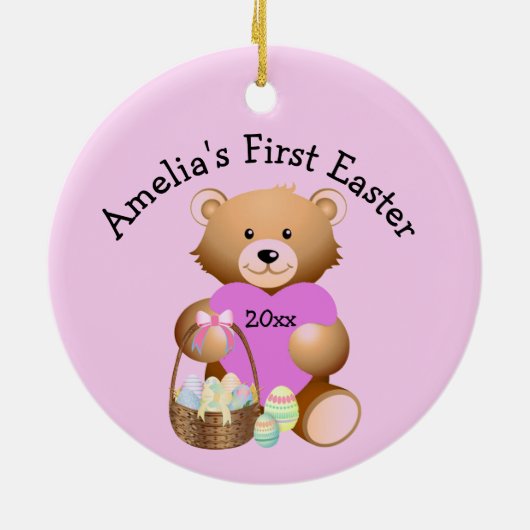 Eerste Pasen Ornament naam kind (Achterkant)
