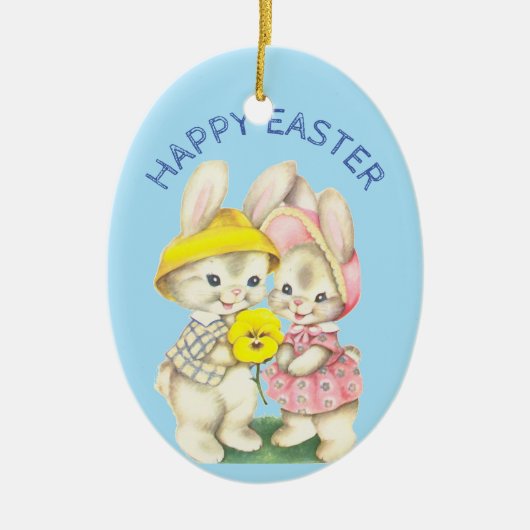 Eerste Pasen  Pasen voor baby Keramisch Ornament (Voorkant)