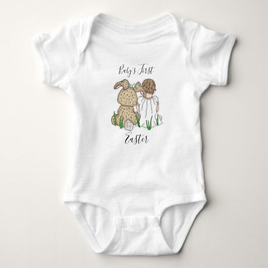 Eerste Pasen van de baby Romper (Voorkant)