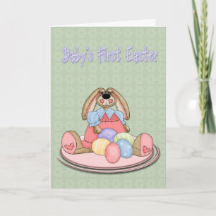 Eerste Pasen voor baby Feestdagen Kaart