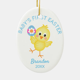 Eerste Pasen voor baby met een speciale Pasen voor Keramisch Ornament