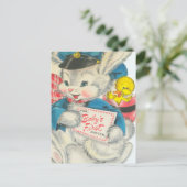 Eerste Pasen voor schattige baby Briefkaart (Staand voorkant)